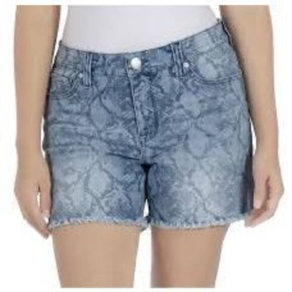 Seven7 Animal Print High Rise Weekend Short - Women’s 12 - Picture 1 of 6